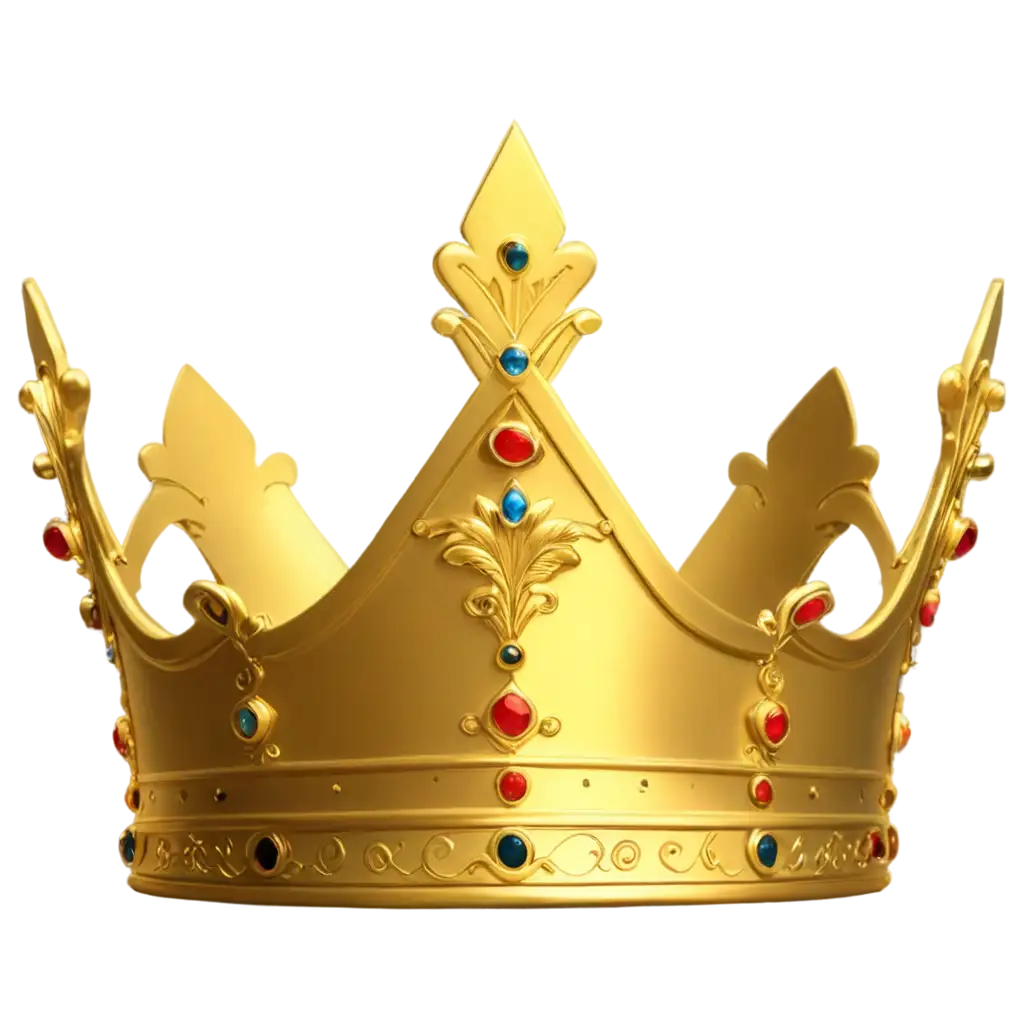 a yellow golden crown