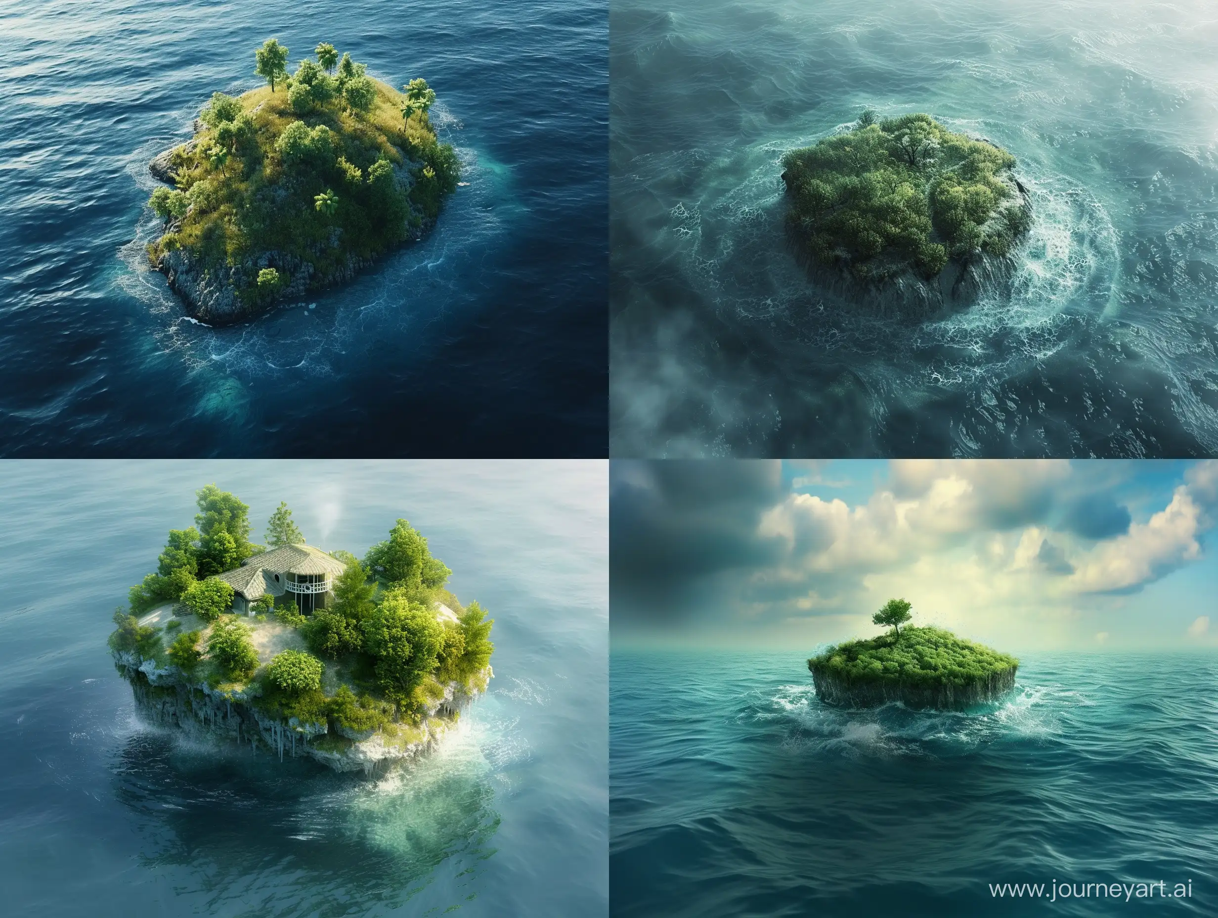 تم اكتشاف جزيرة صغيرة في قلب المحيط، لكن الغريب في الأمر أن الجزيرة تتحرك باستمرار، مما يجعلها موضوعا للجميع
