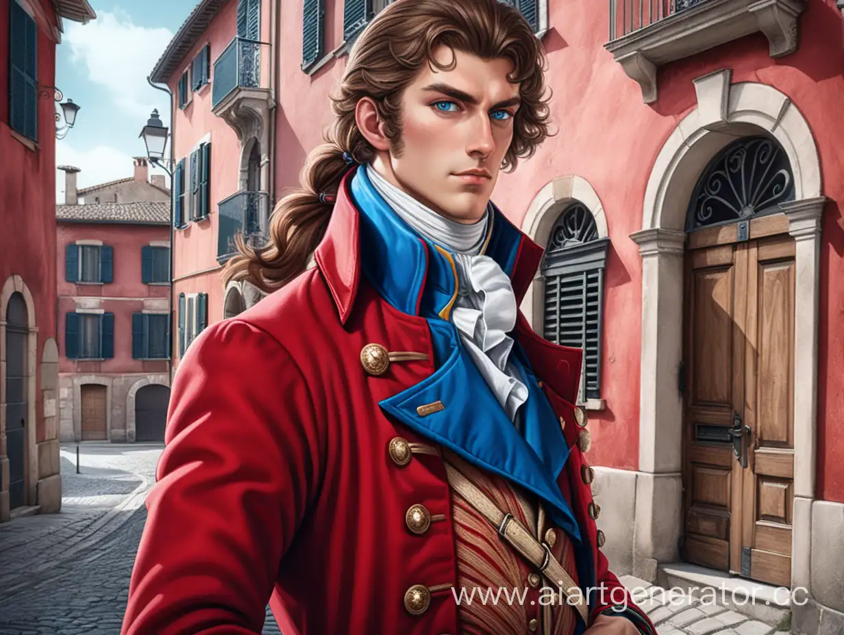 Mysterious-Assassin-in-18th-Century-Nobleman-Attire-Stands-in-Old-Italian-City-Streets