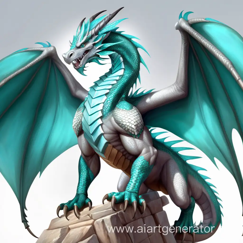 Majestic-Turquoise-Dragon-with-Muscular-Build-and-Large-Wings