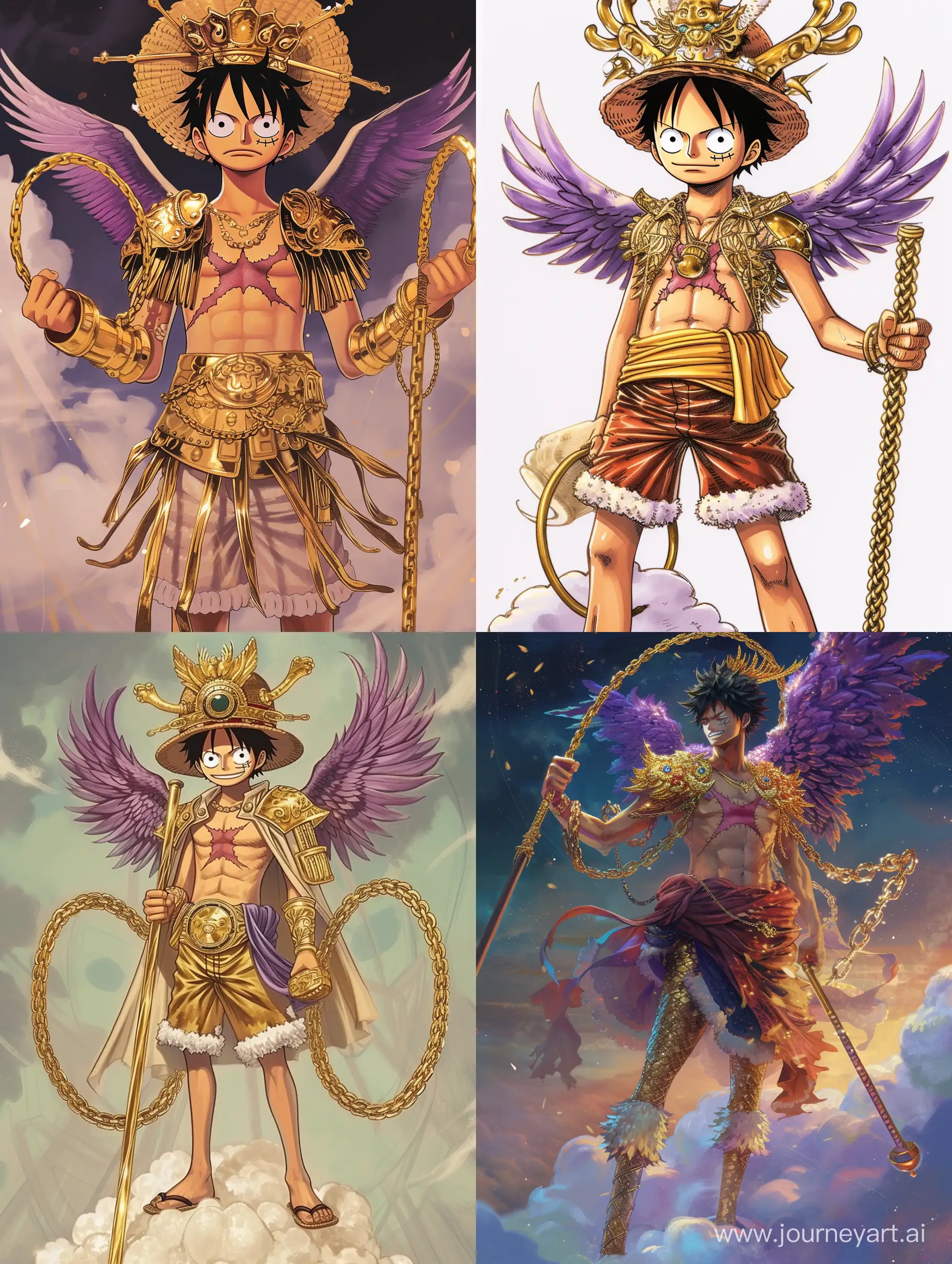 Legendary-Warrior-Luffy-in-PhoenixWinged-Gold-Armor