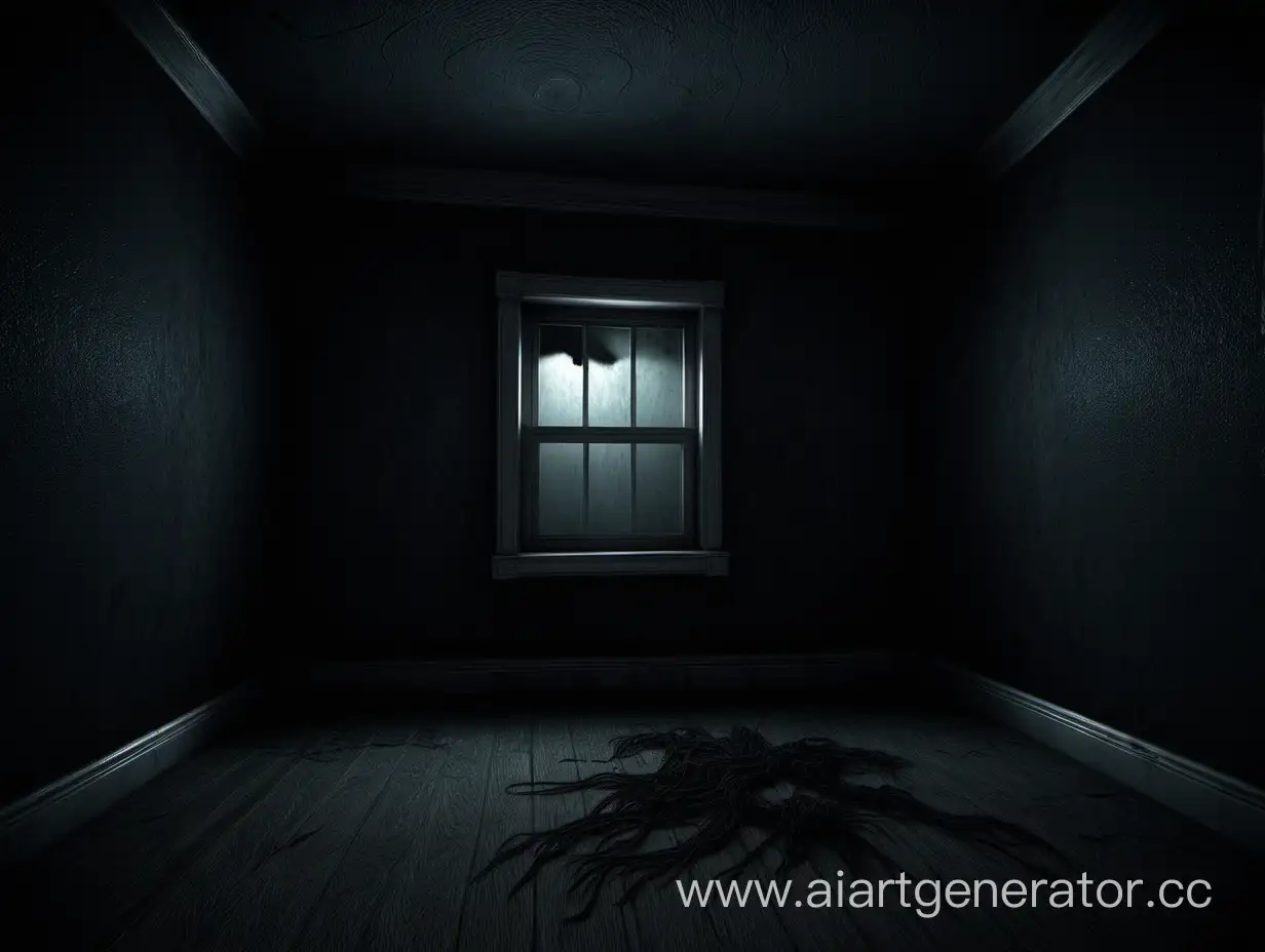 темная страшная маленькая комната