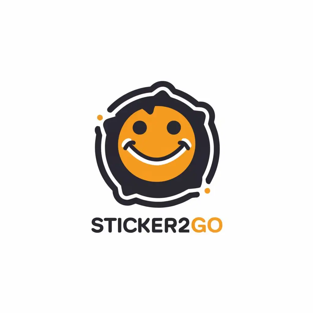 a logo design,with the text "Sticker2Go", main symbol:A Sticker,Moderate,be used in Internet industry,clear background