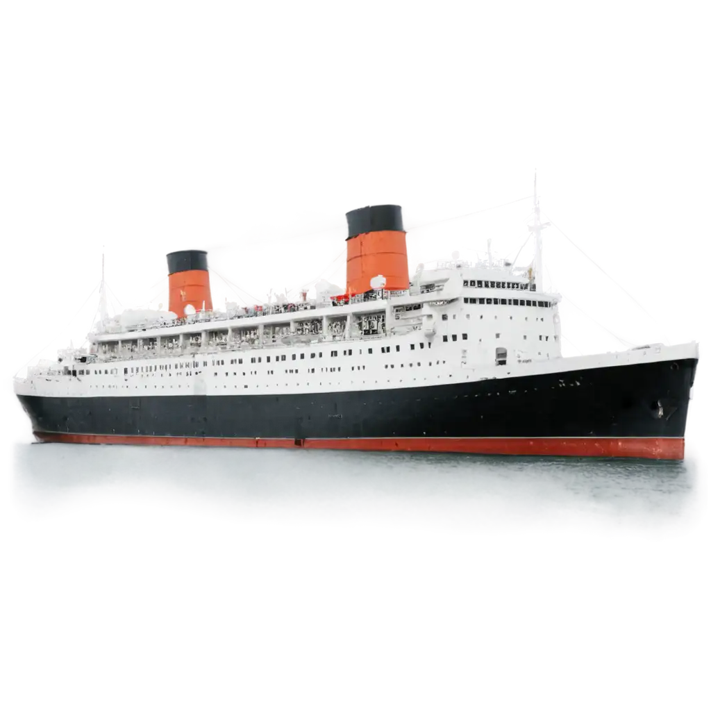 White-Big-Steamship-at-Sea-HighQuality-PNG-Image-for-Captivating-Maritime-Visuals