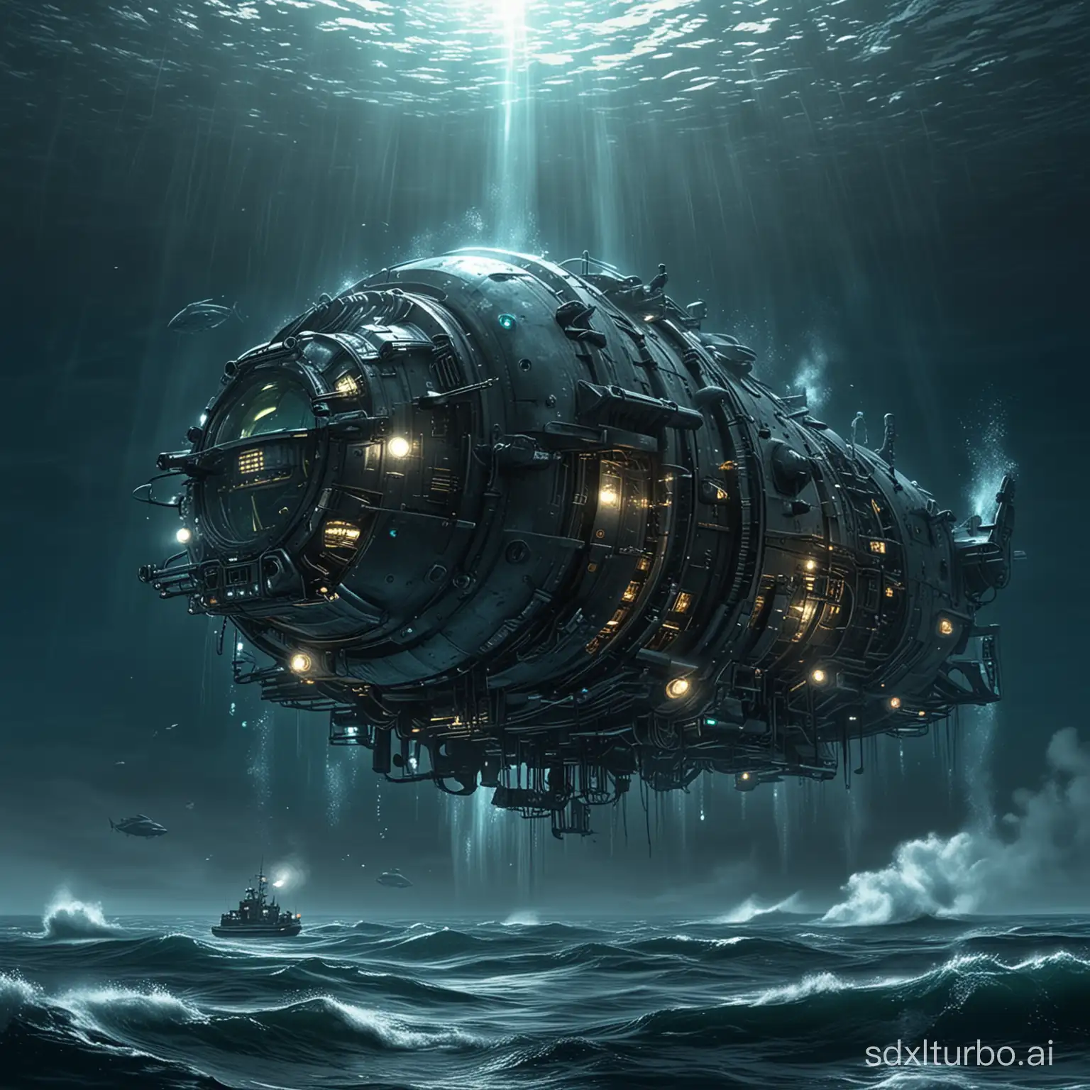Deep sea science fiction future