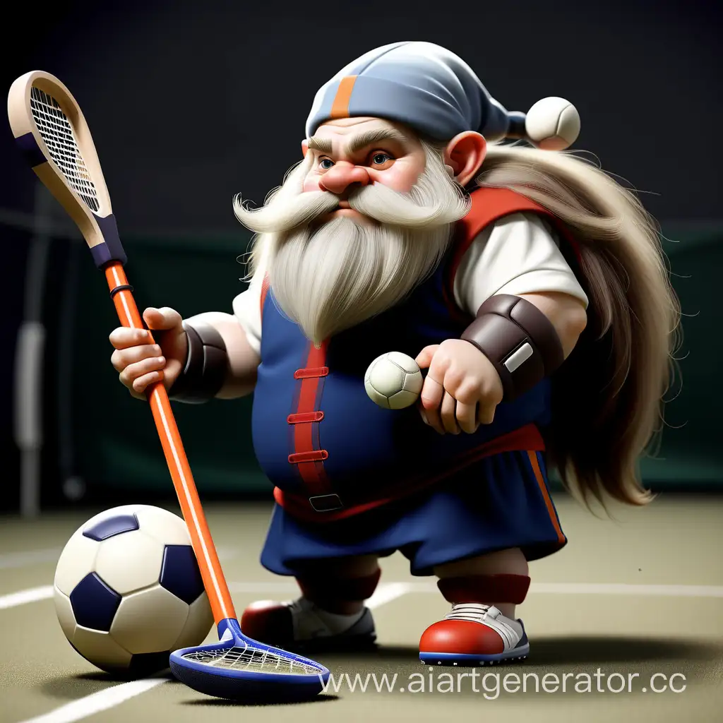 Adorable-Dwarf-Engaging-in-Sports-Activities