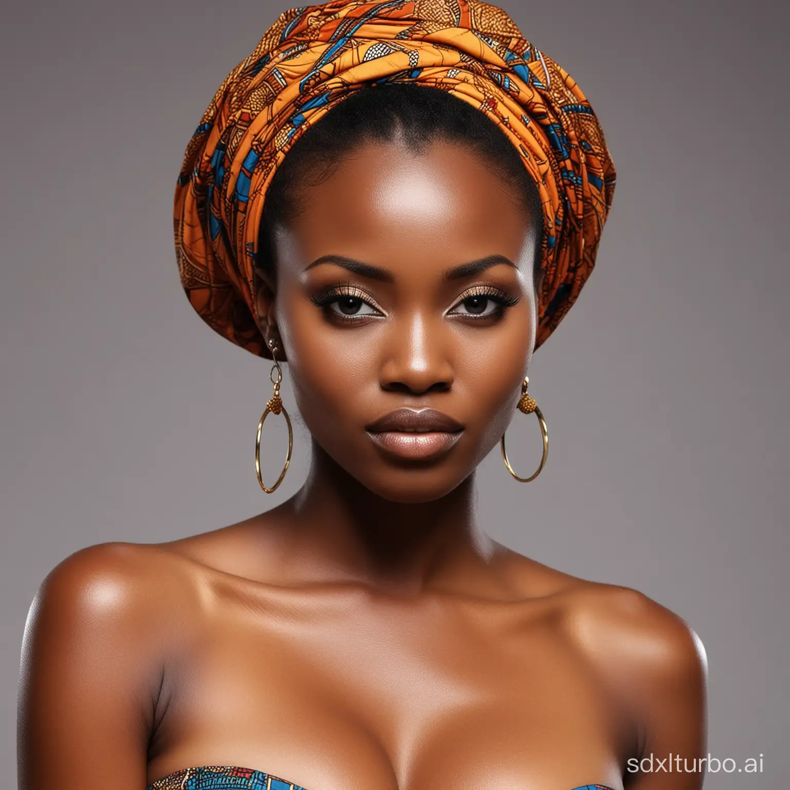 Vibrant-Portrait-of-a-Beautiful-African-Woman-with-Warm-Tones