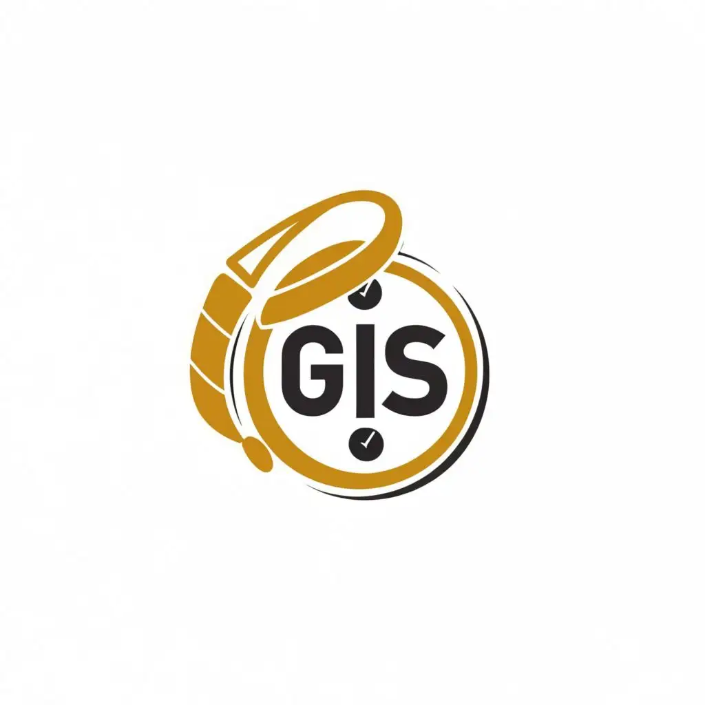 logo, WATCH SHOP, with the text "GIS", typography