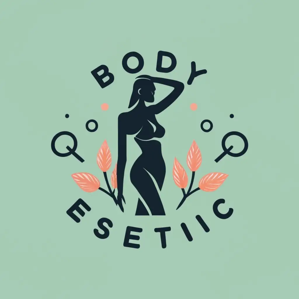 logo, SLIM BODY, with the text "body estetic", typography, be used in Beauty Spa industry