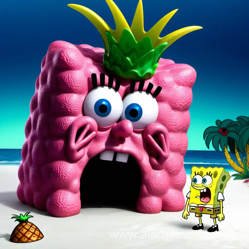 SpongeBobs-Anger-Patrick-Devours-Pineappleshaped-Home