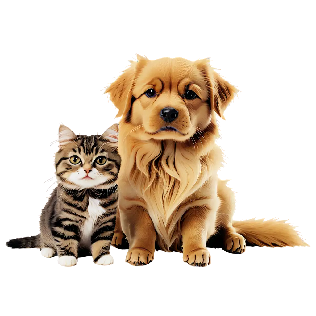 Stunning-PNG-Image-Harmonious-Encounter-of-Dogs-with-Cats