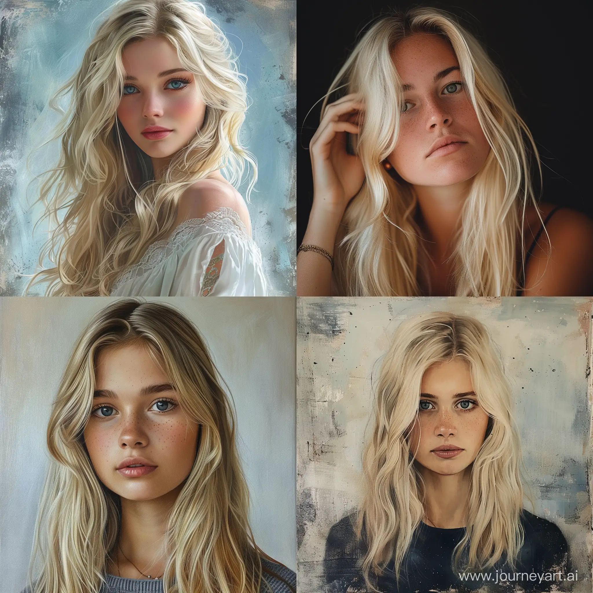 Blonde-Girl-Portrait-with-Vintage-Vibe