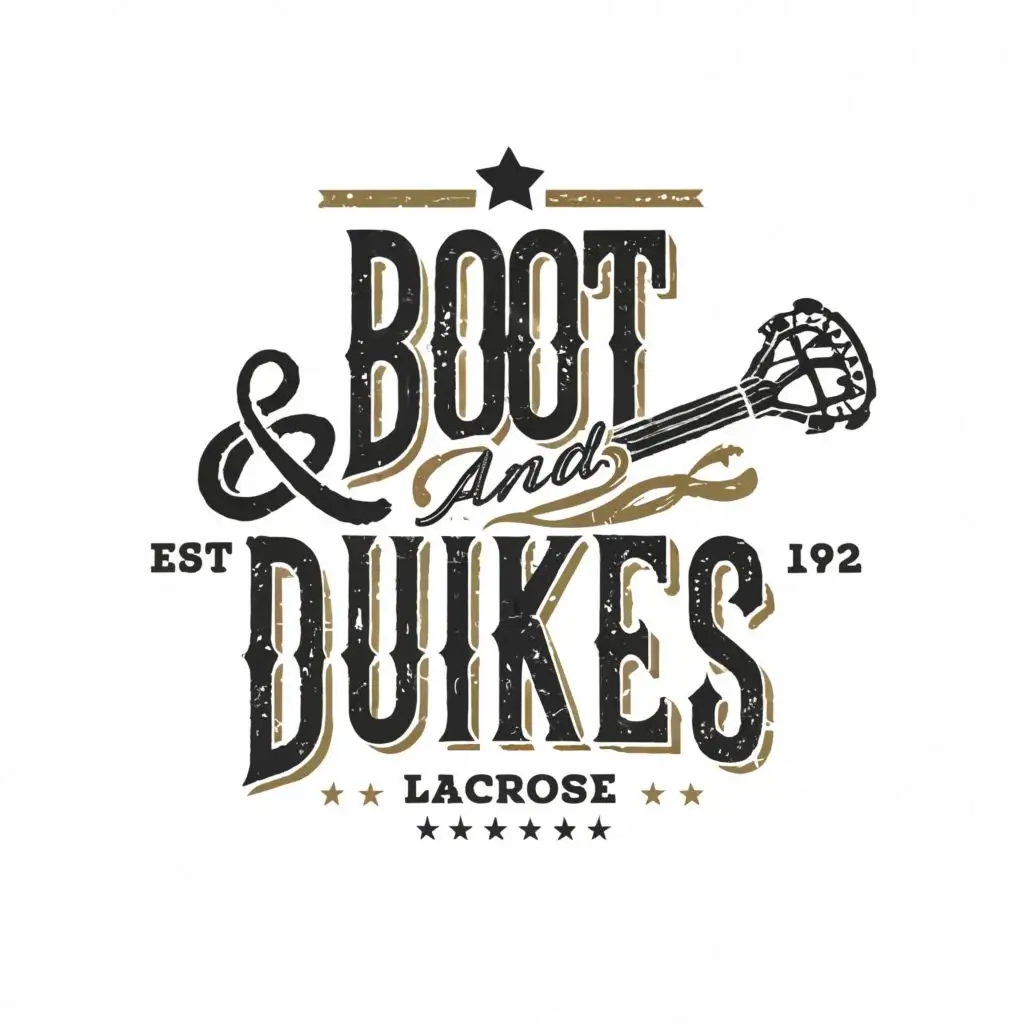 LOGO Design For Boots and Dukes WesternThemed Emblem for Nightlife and ...