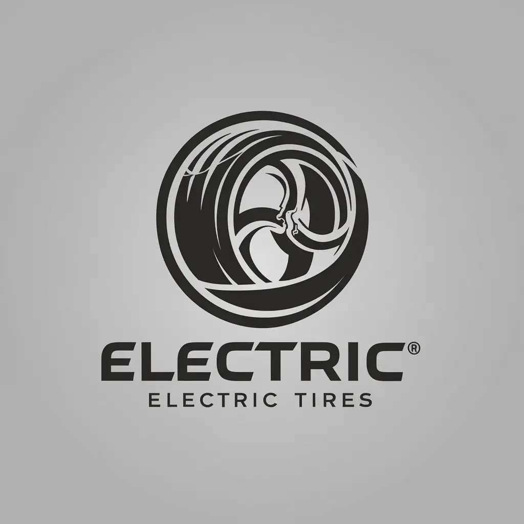 现在你要做一个关于电动车轮胎商标图片

