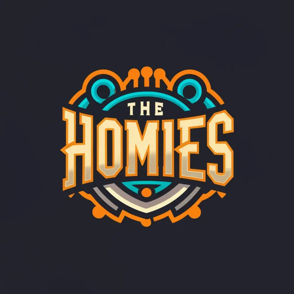 logo, anything tech, with the text "The Homies", typography, be used in Internet industry