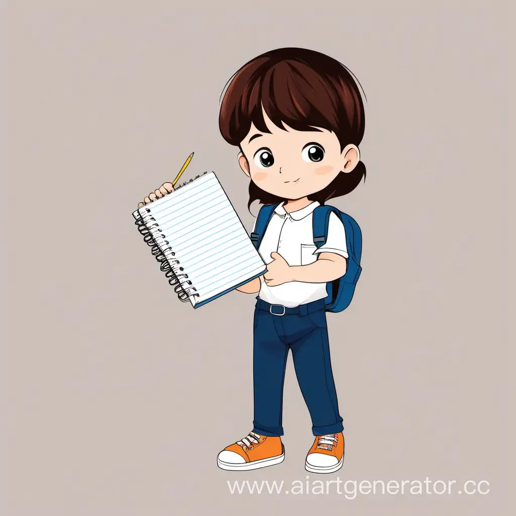 Minimalist-Elementary-School-Student-with-Notebook-and-Graphics