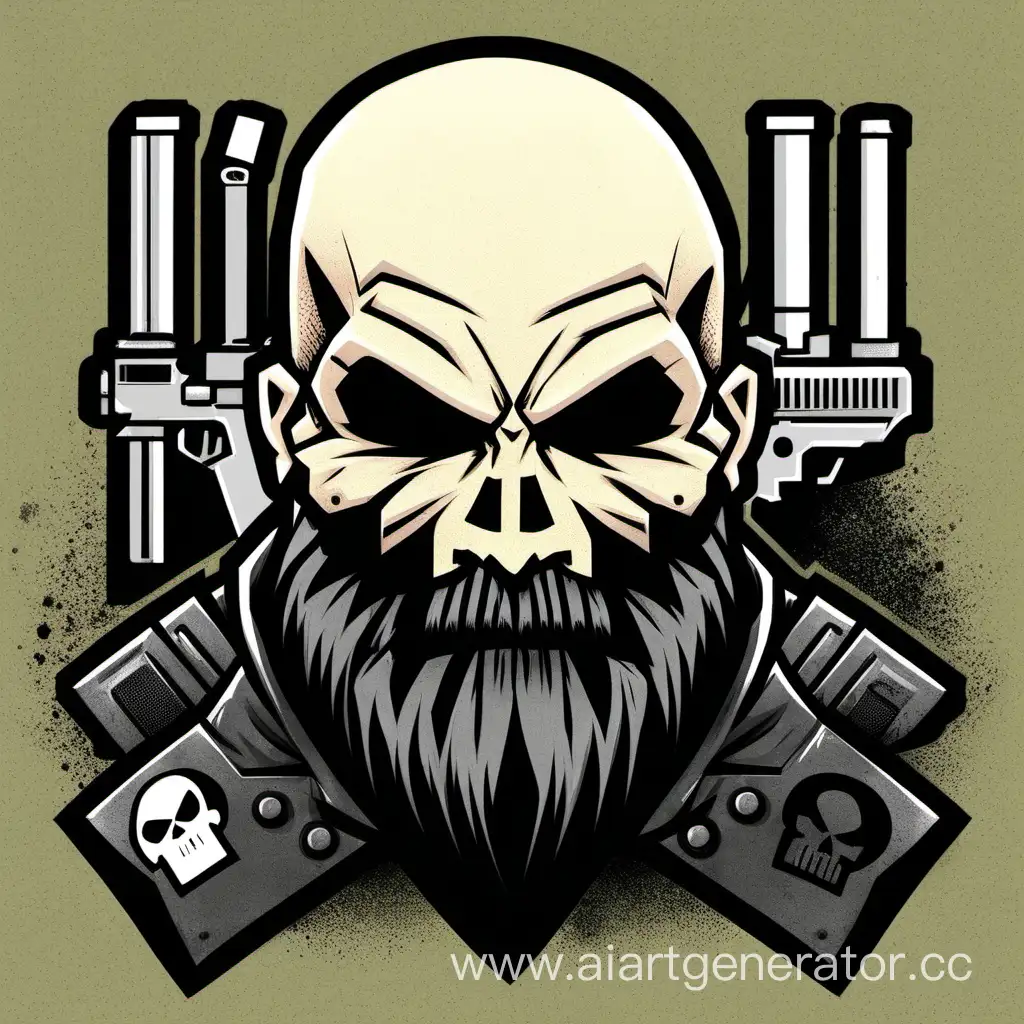 Bald-Bearded-Punisher-Warrior-in-Intense-Battle