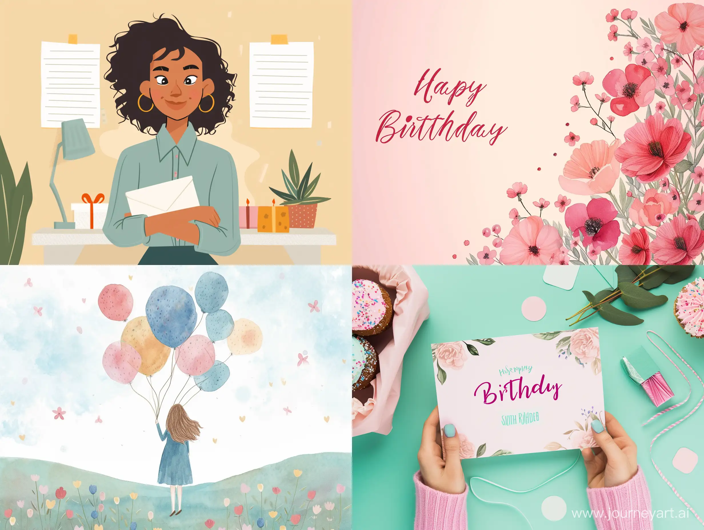 Cheerful-Birthday-Greetings-Card-for-Women