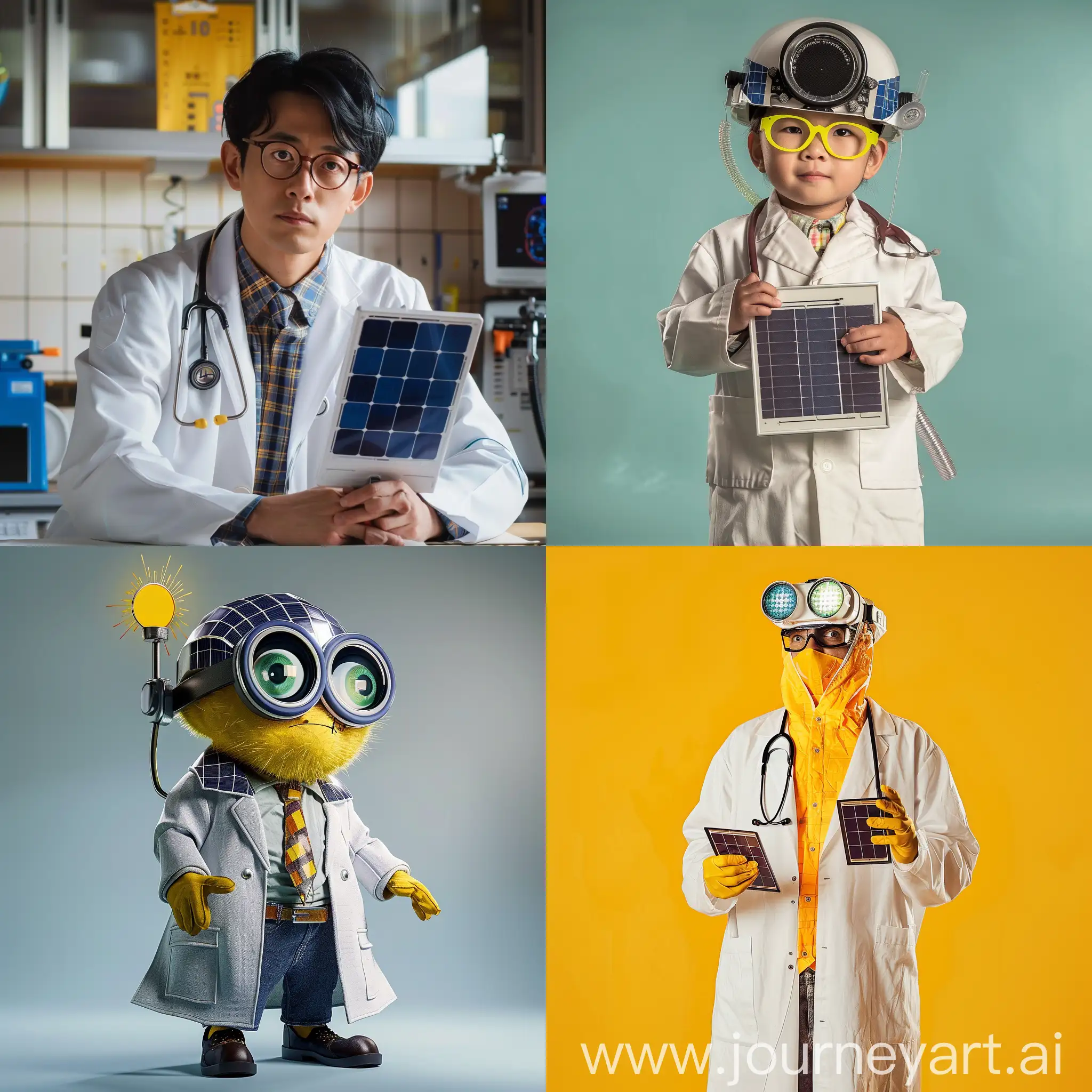 Solar-Energy-Doctor-Cute-Scientist-in-Electricity-and-Solar-Attire