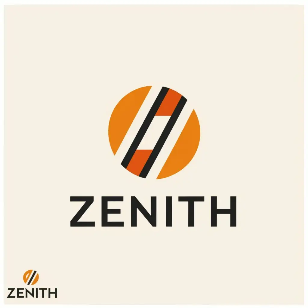 a logo design,with the text "Zenith", main symbol:text logo,Moderate,clear background