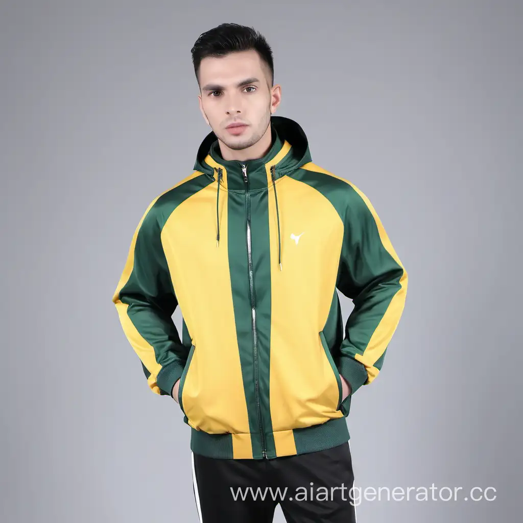GreenYellow-Sports-Jacket-for-Fashion-Enthusiasts