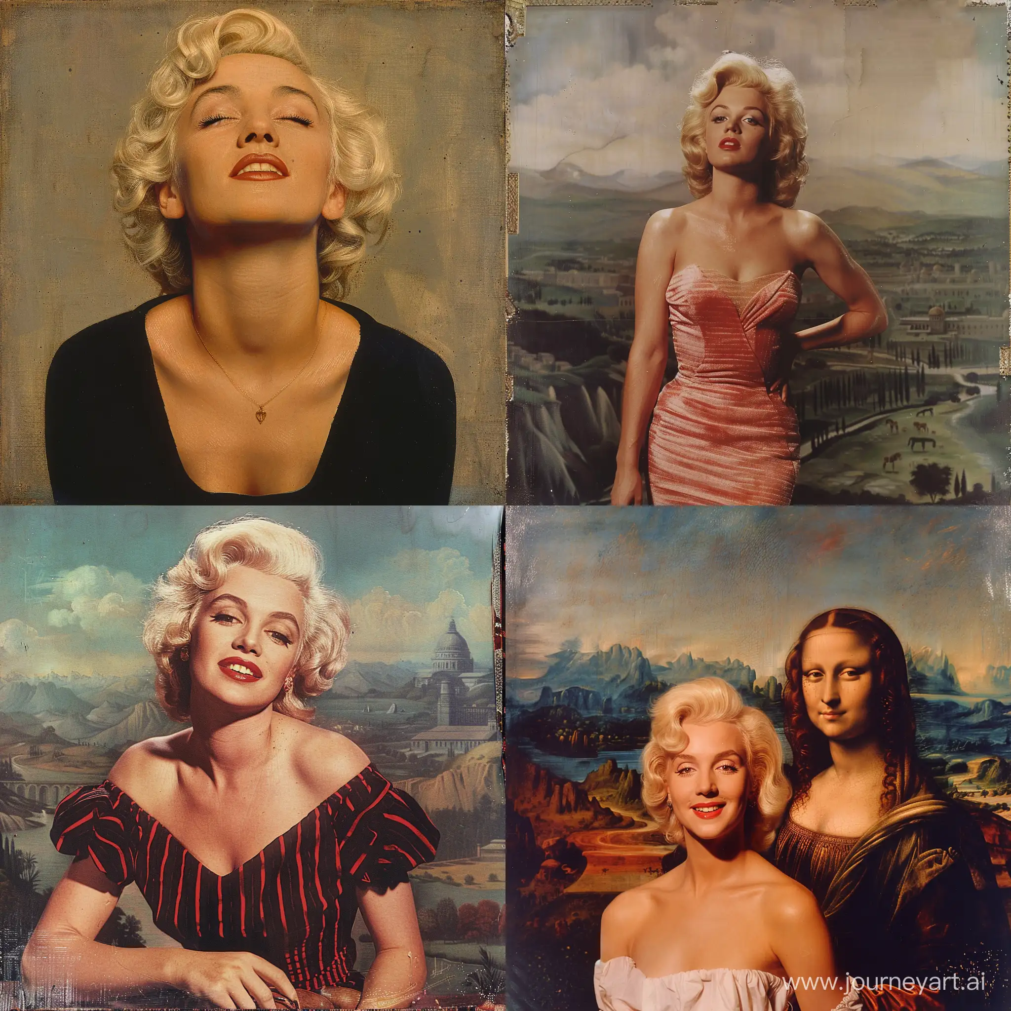 Iconic-Marilyn-Monroe-Portrait-by-Leonardo-da-Vinci-Style-Painting