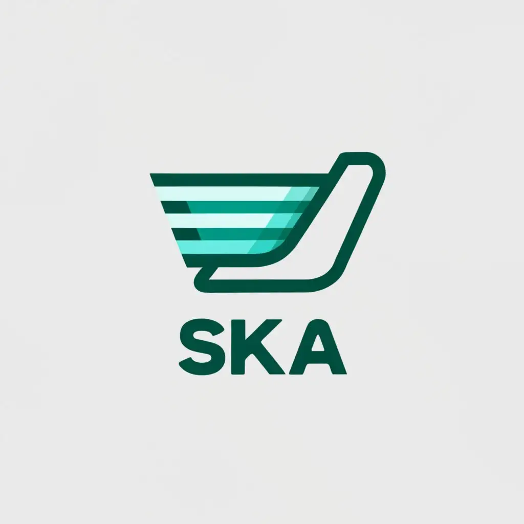 a logo design,with the text "SKA Online Retail Store", main symbol:Shopping,Moderate,be used in Retail industry,clear background
