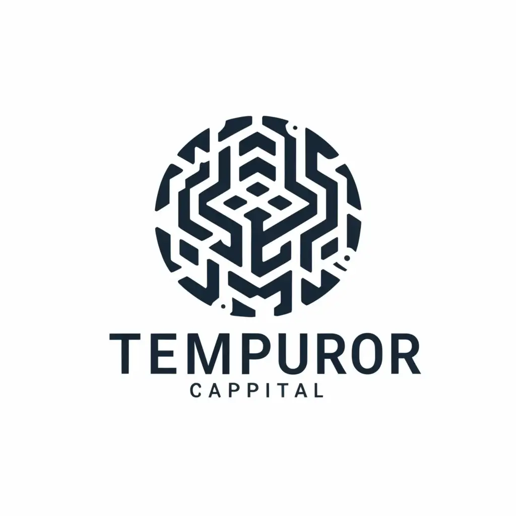 a logo design,with the text "TEMPURYOR
CAPITAL", main symbol:Progressive crypto,complex,be used in Finance industry,clear background