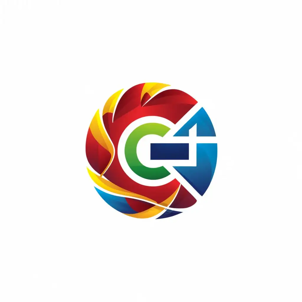 logo, create a logo for "C4" and make it revolve around engineering and business and rural communities using cardinal red, crimson red, purple, green, gold and blue colors, with the text "C4", typography, be used in Construction industry
