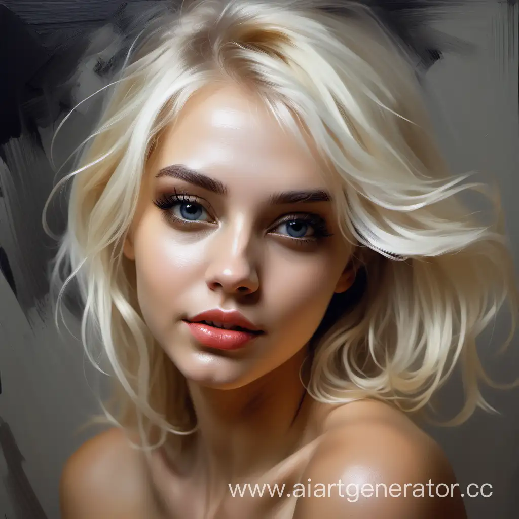 Captivating-Blonde-Girl-Engaged-in-Artistic-Painting