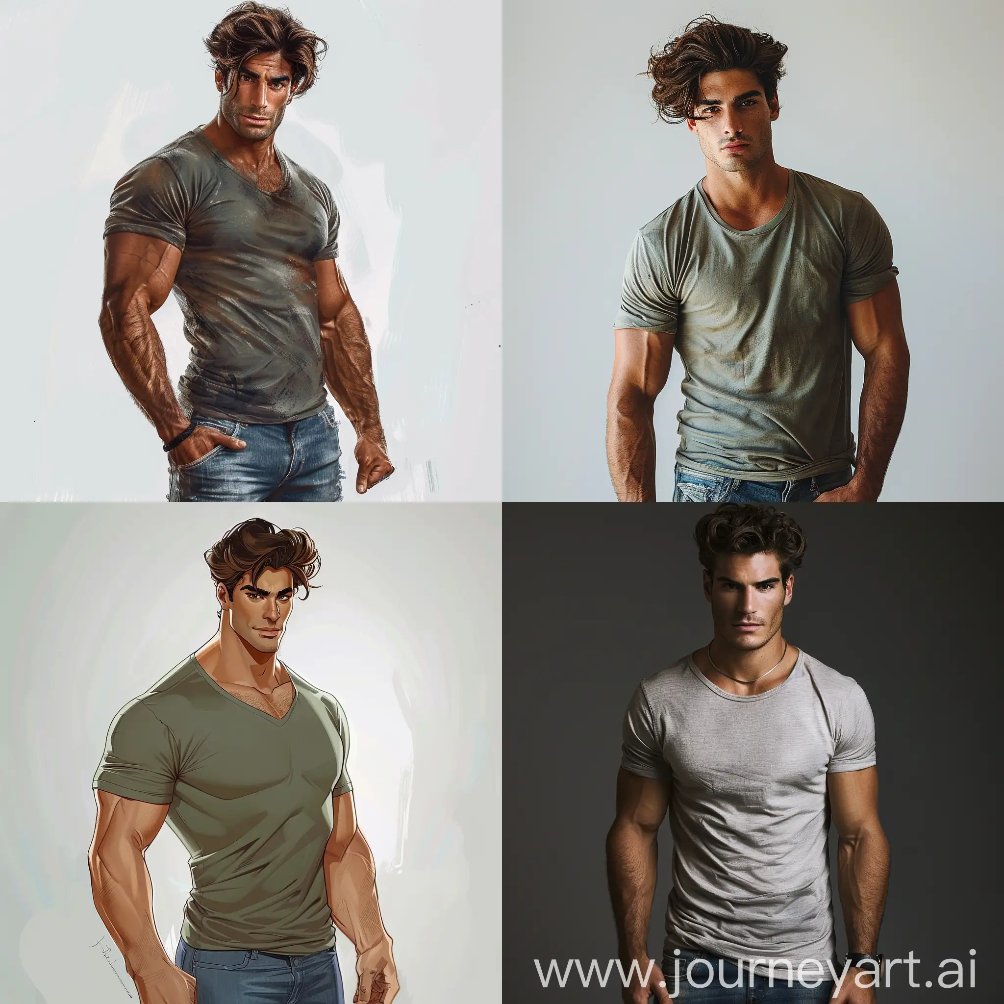 Athletic-Greek-Man-with-Wavy-Hair-in-Casual-Attire-Standing-Strong