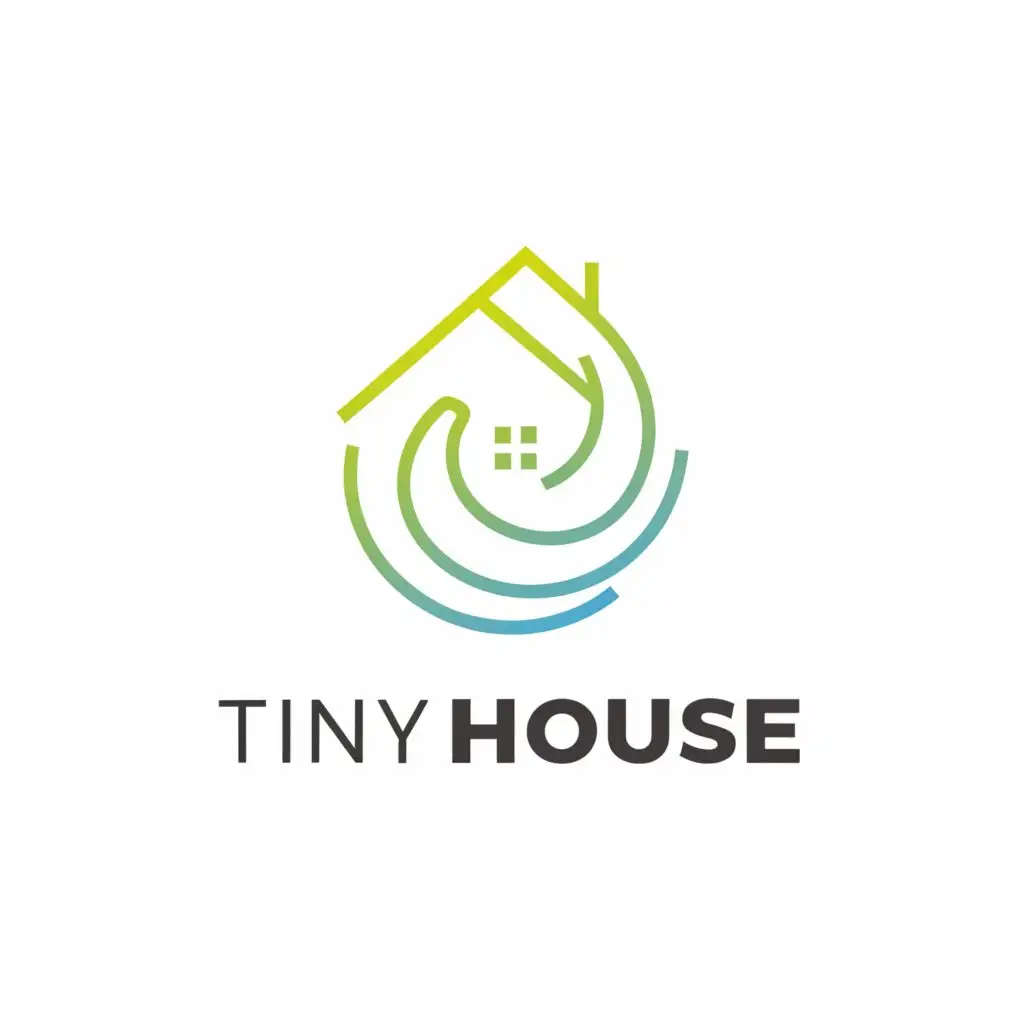 a logo design,with the text "tiny House", main symbol:Crazy life,Moderate,clear background