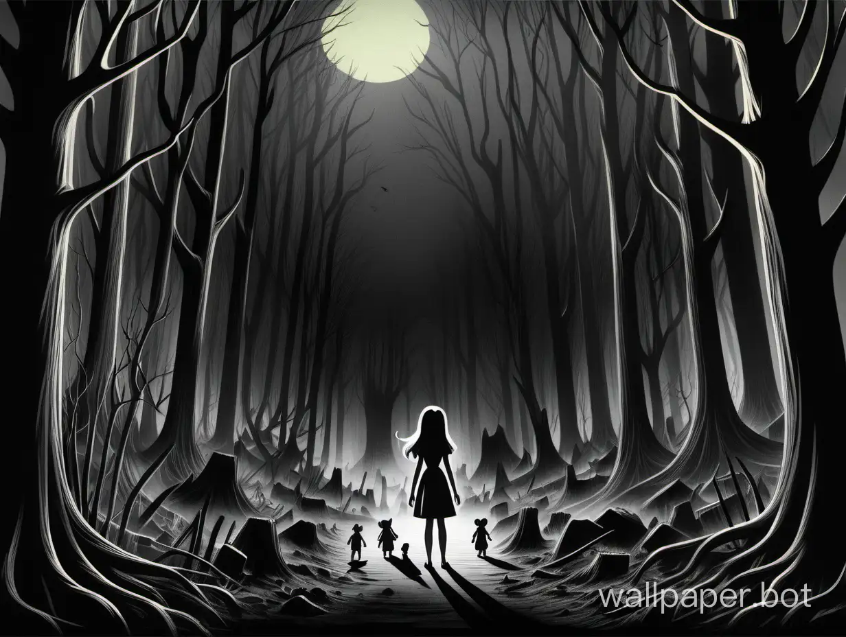Лес, в котором Анна нашла своих первых друзей, оказался под угрозой. Темные тени проникали в его глубины, и нечто зловещее начало повсюду сеять разрушение. мультфильм
