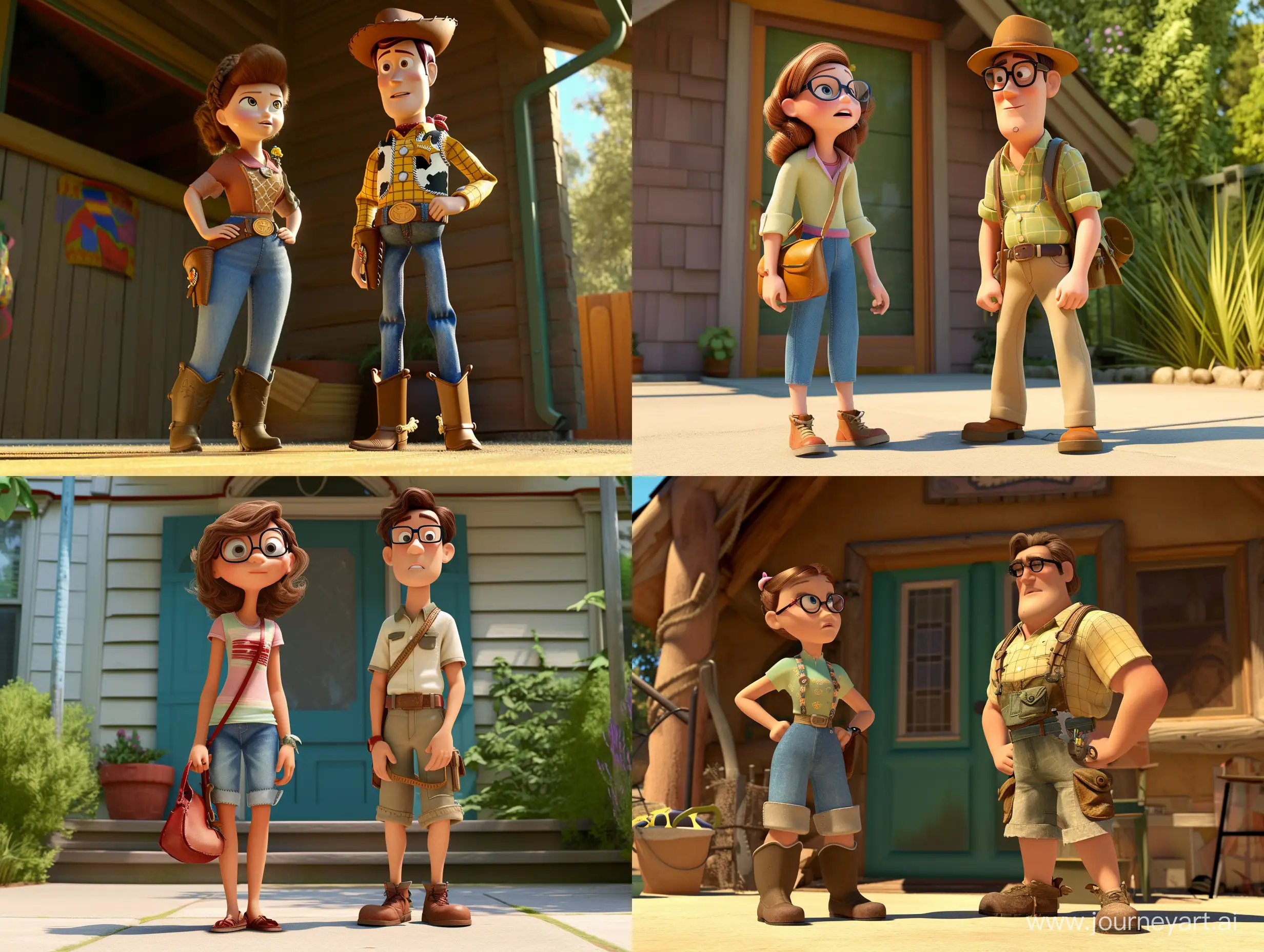 Animated-Couple-with-Accessories-in-Outdoor-Setting-Pixar-Movie-Scene