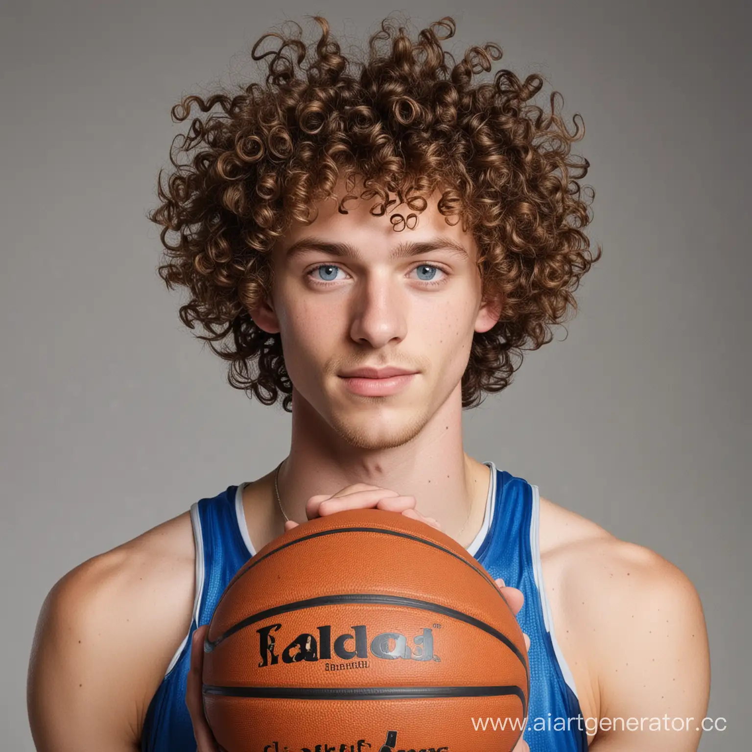 Towering-Basketball-Player-with-Charming-Blue-Eyes-and-Curly-Hair