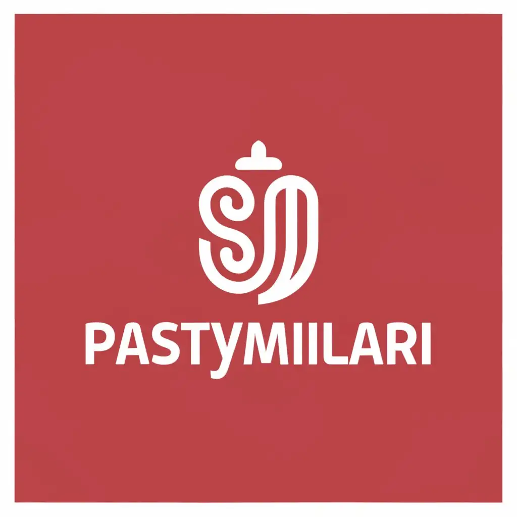 a logo design,with the text "Pastymilari", main symbol:Muslim dress,Moderate,clear background