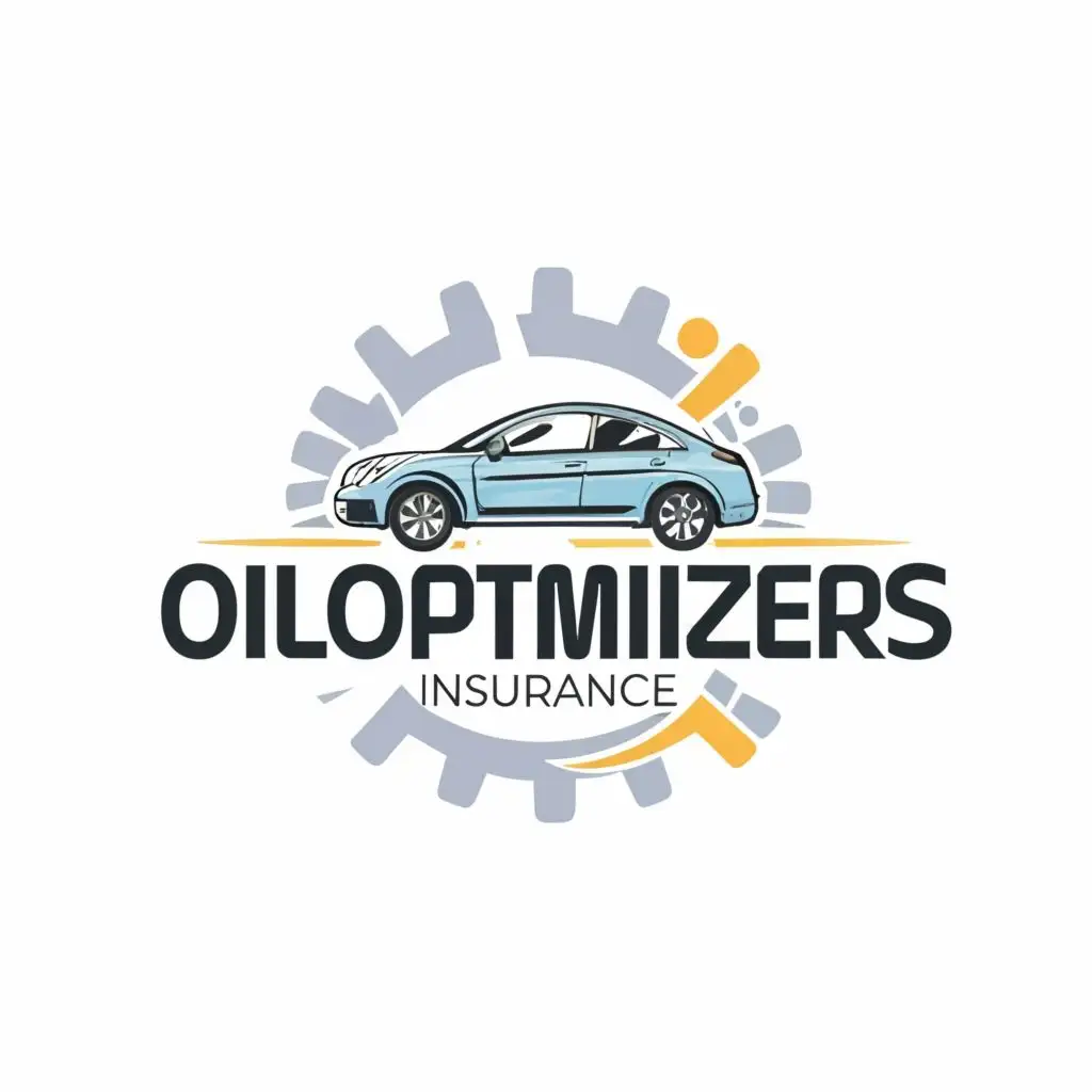 logo, car insurance, with the text "Oiloptimizers", typography, be used in Automotive industry