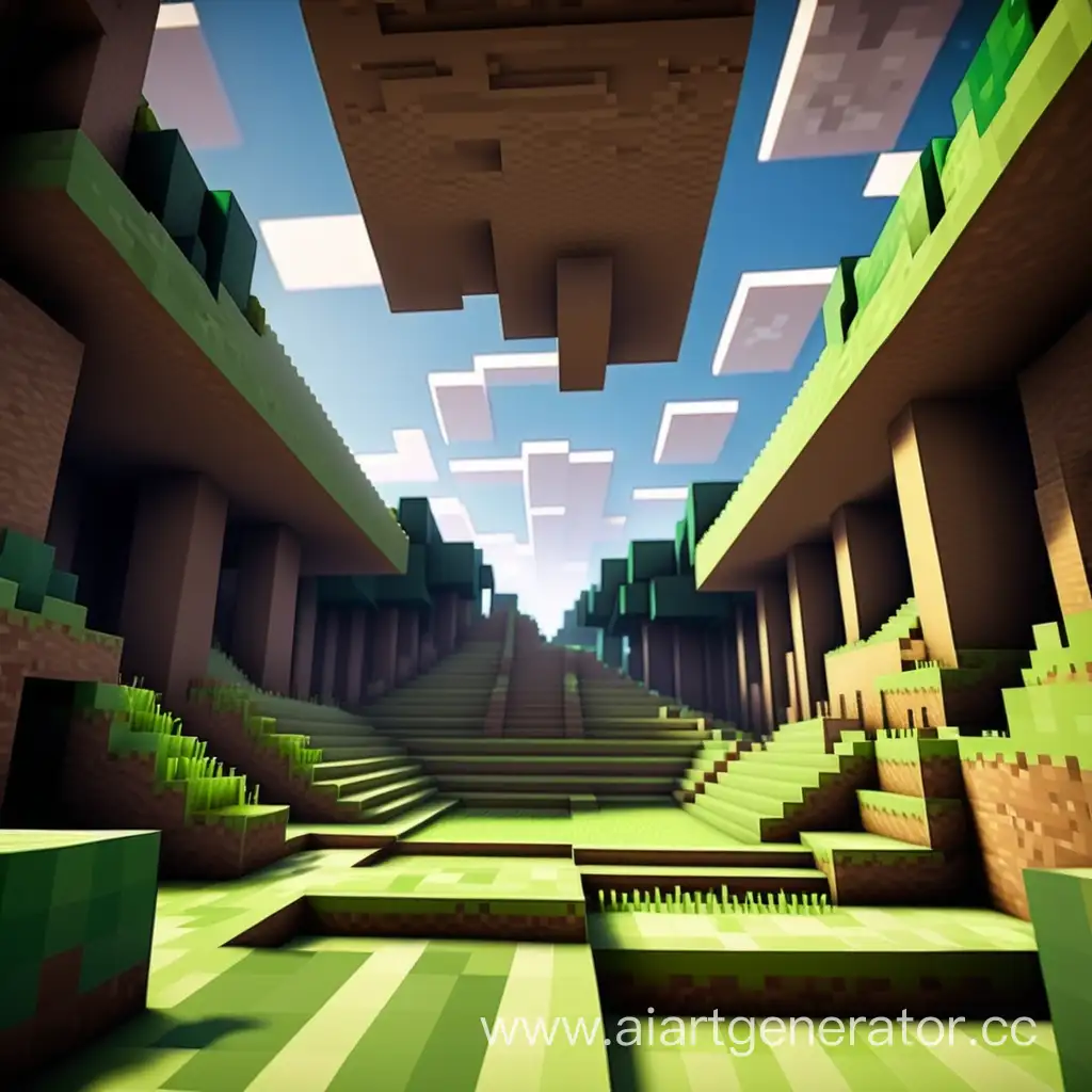 Minecraft-Field-Landscape-Stunning-View-from-Below