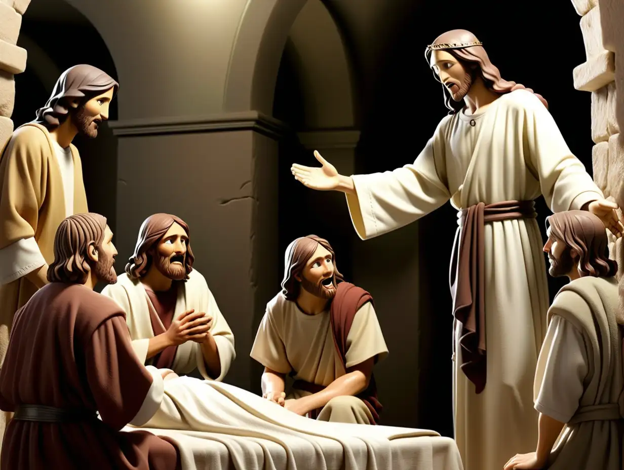 2000 лет назад, Иисус увидел веру 4 друзей и их больного друга и сказал лежащему больному: "Друг мой, прощаются тебе грехи твои".