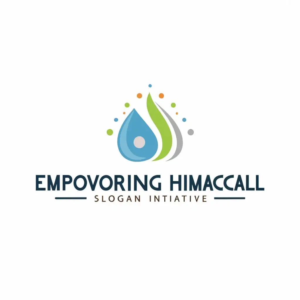 a logo design,with the text "Empowering Himachal", main symbol:Flood Relief Initiative,Moderate,be used in Nonprofit industry,clear background
