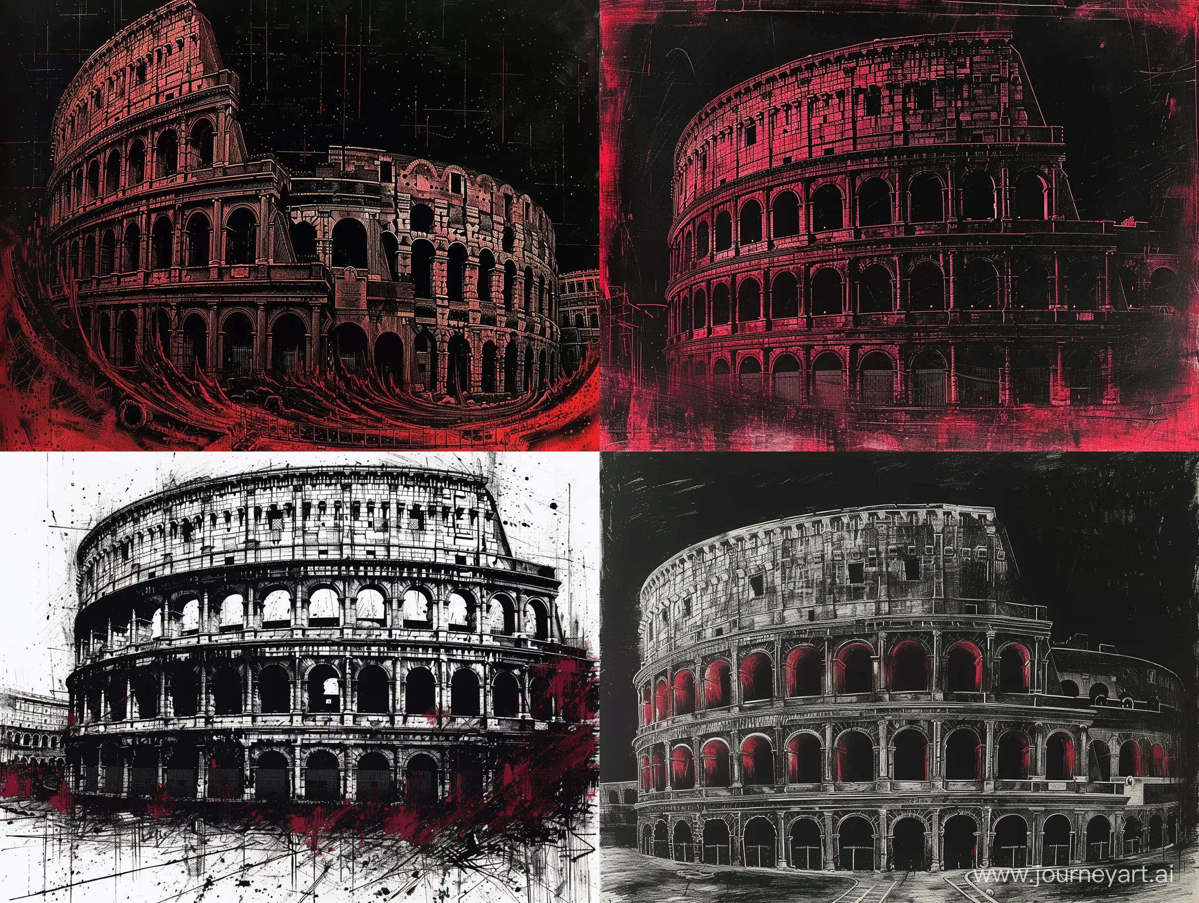 HR-Gigers-Black-and-Red-Interpretation-of-the-Roman-Colosseum