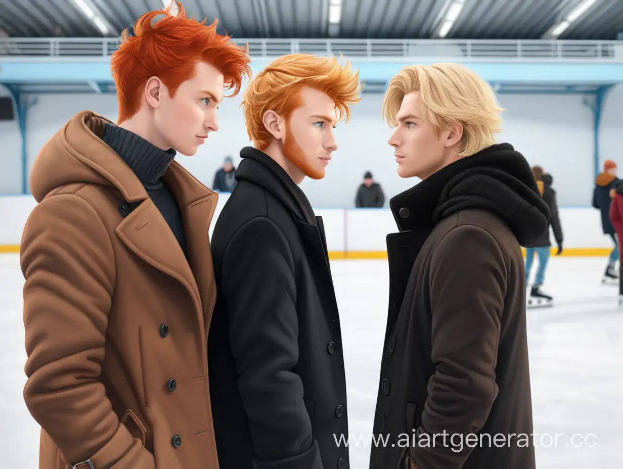 Winter-Showdown-RedHaired-and-Blond-Skaters-Confrontation