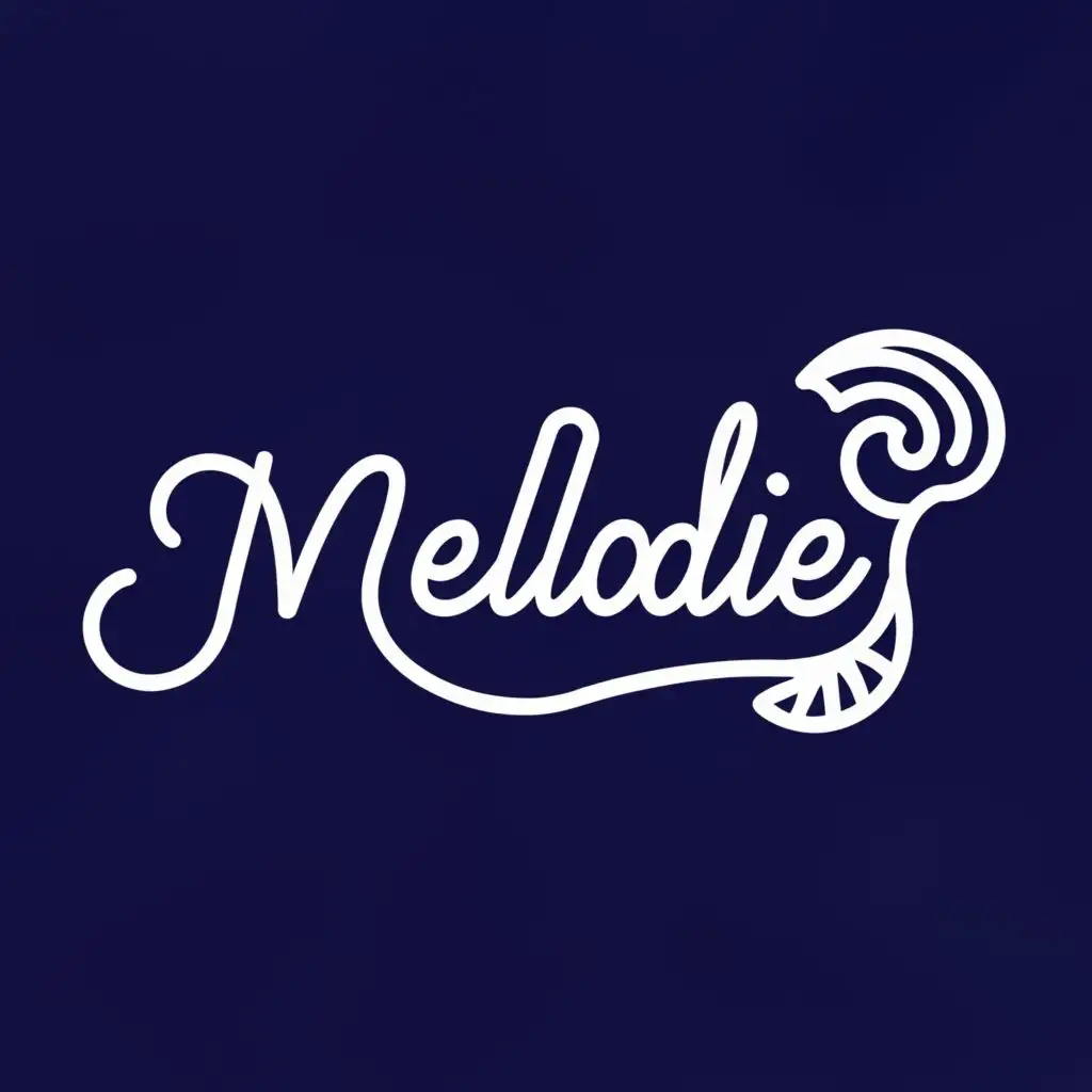 LOGO-Design-for-Mellodie-Mellophone-Symbol-in-Minimalistic-Style-with-Clear-Background