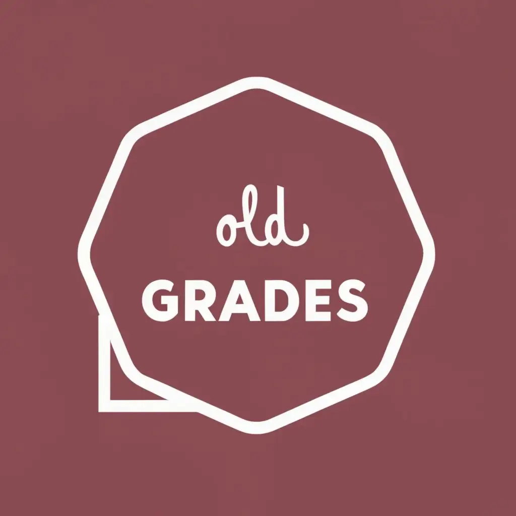LOGO-Design-For-Educational-Excellence-Hexagonal-Emblem-with-Old-Grades-Typography