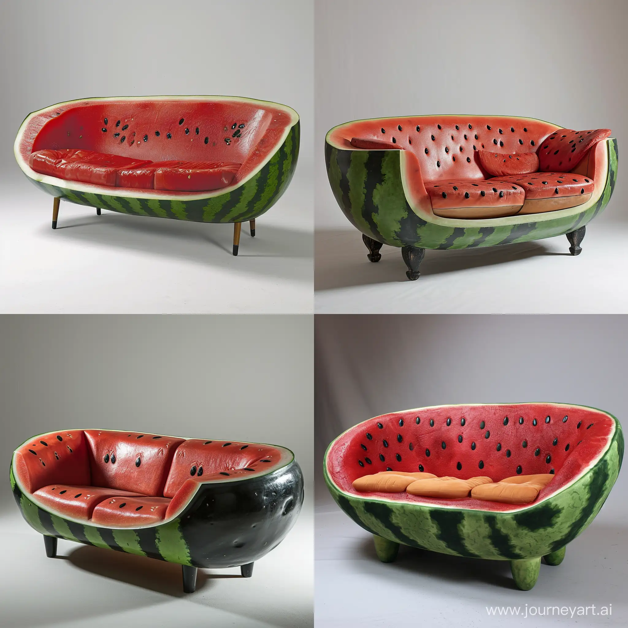 Vibrant-Watermelon-Sofa-Stylish-and-Playful-Furniture-Design