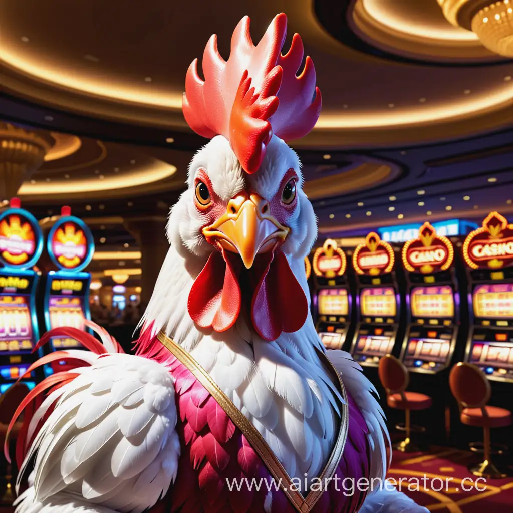 Аватарка Петуха играющей в казино