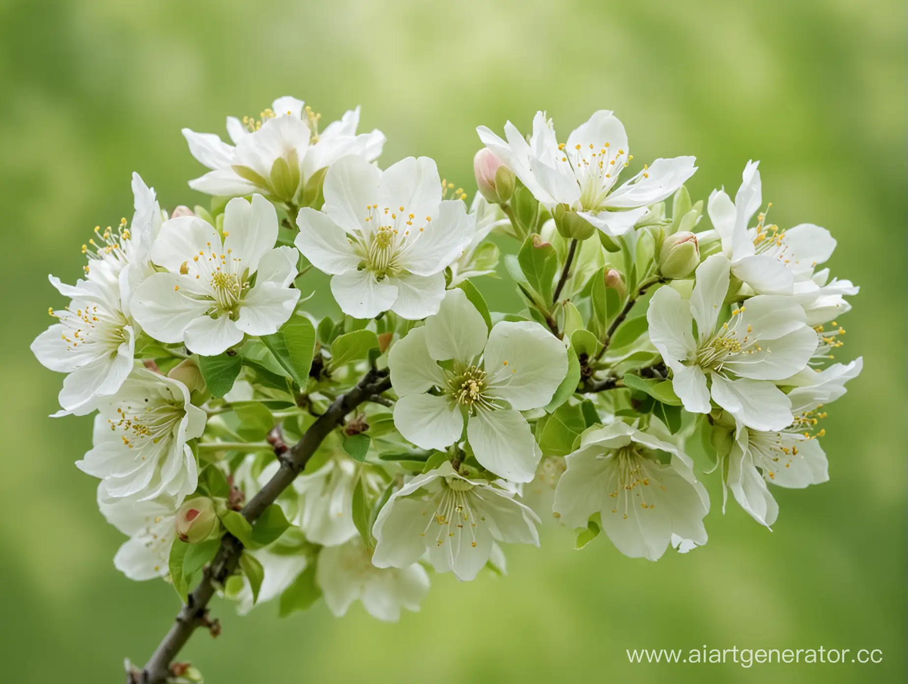 Spring-Blossoms-Vibrant-Apple-Tree-Flowers-Against-Soft-Green-Background