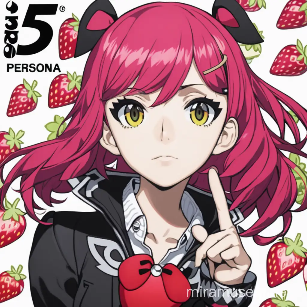 Persona 5 Character Strawberry Andre Girl Art