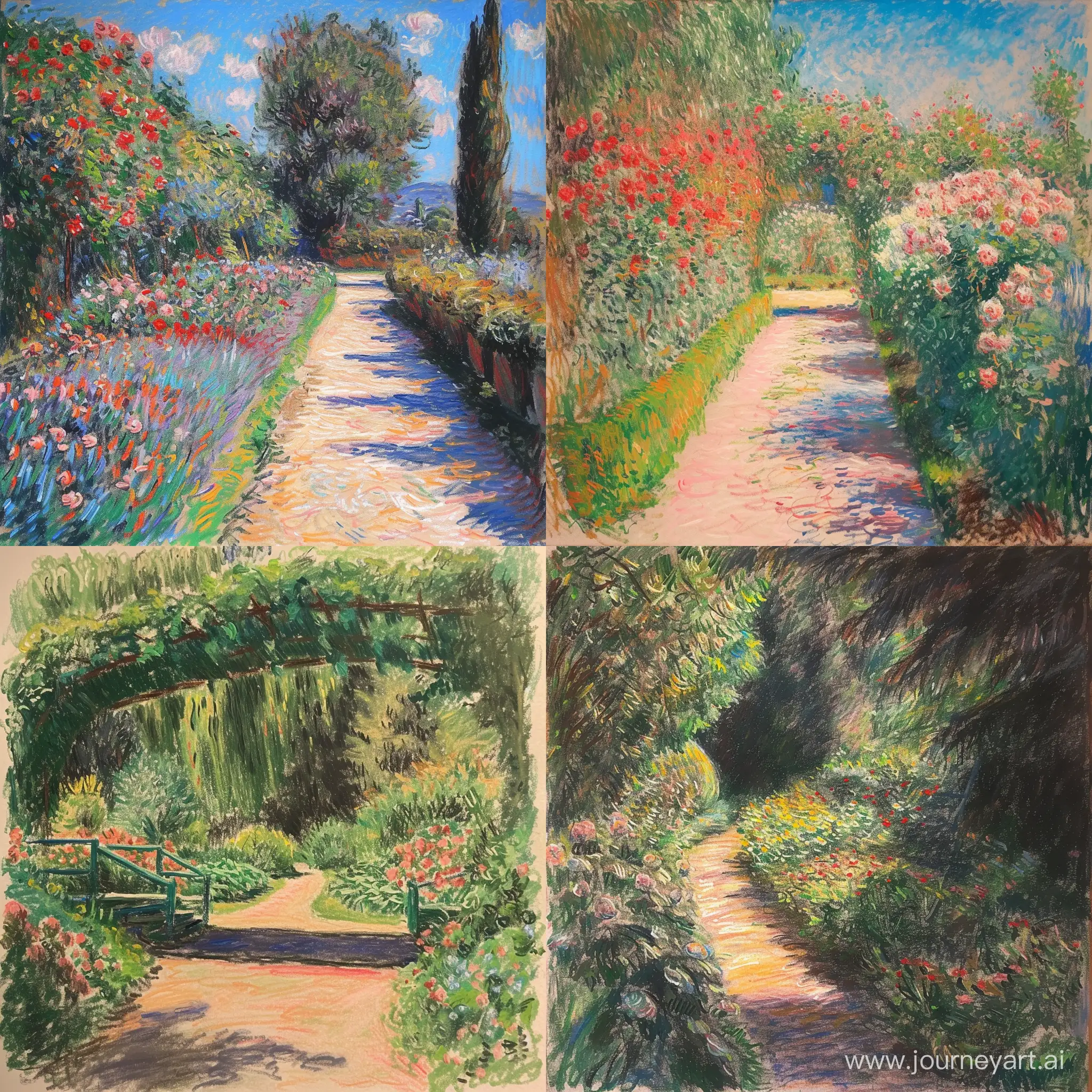 Claude-MonetInspired-Garden-Painting