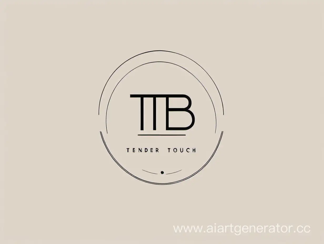 Разработайте элегантный логотип для бренда 'ttb'. Бренд стремится к передаче образа утонченности и нежности. Ваша задача - создать минималистичный дизайн, который отражает стиль и эстетику бренда. Вам предоставляется возможность использовать аббревиатуру 'TTB' в логотипе. Учтите, что логотип должен быть привлекателен, запоминающимся и соответствовать общему имиджу tender touch boutique